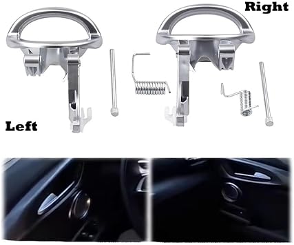 Door Handles Interior for Dodge for Nitro 2007 2008 2009 2010 2011 68004829AA Left Right Side Chrome Car Interior Door Handle Accessories