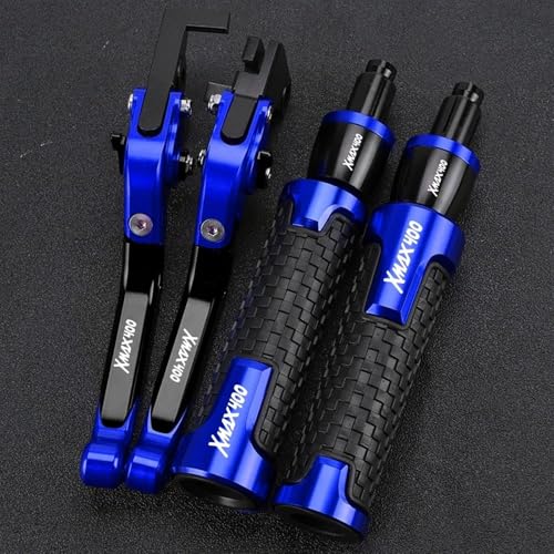 Accesorios YAMAHA XMAX 400 de aluminio CNC azul premium 2