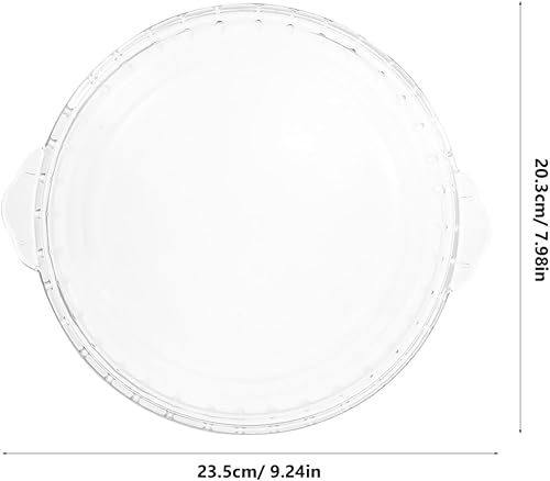 Miniatura 3 de DOITOOL Plato de cristal para tartas redondo de 8 pulgadas con asas para hornear pasteles y pasteles de queso
