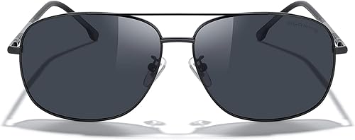 MERRY'S Gafas de sol polarizadas rectangulares para hombre, lentes de conducción clásicas, protección UV400