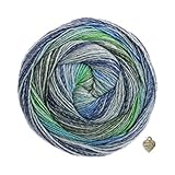 Das Farbverlaufsgarn besteht aus 60% Schurwolle bzw. Merinowolle und 40% Polyacryl. Das Garn lässt sich bei 30 Grad in der Waschmaschine waschen. Es wird eine Nadelstärke 4 -4,5 mm empfohlen.