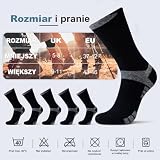 Niofind MęSkie Skarpetki 6 Par, ZapobiegająCe PęCherzom, OdprowadzająCe Wilgoć, OddychająCe BawełNiane Skarpetki Dla TreneróW, Biegania, Sportu, SpaceróW, Pracy, Jazdy Na Rowerze, Pieszych WęDróWek