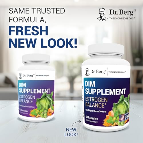 Dr. Berg Nutritionals s-dim-eb-60ct-FBA1 Natural Supplements To Balance Female Hormone