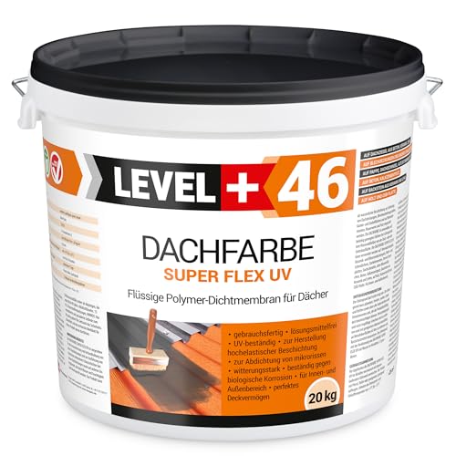 LEVEL PLUS Peinture pour toiture 20 kg - Couleur : anthracite RM46