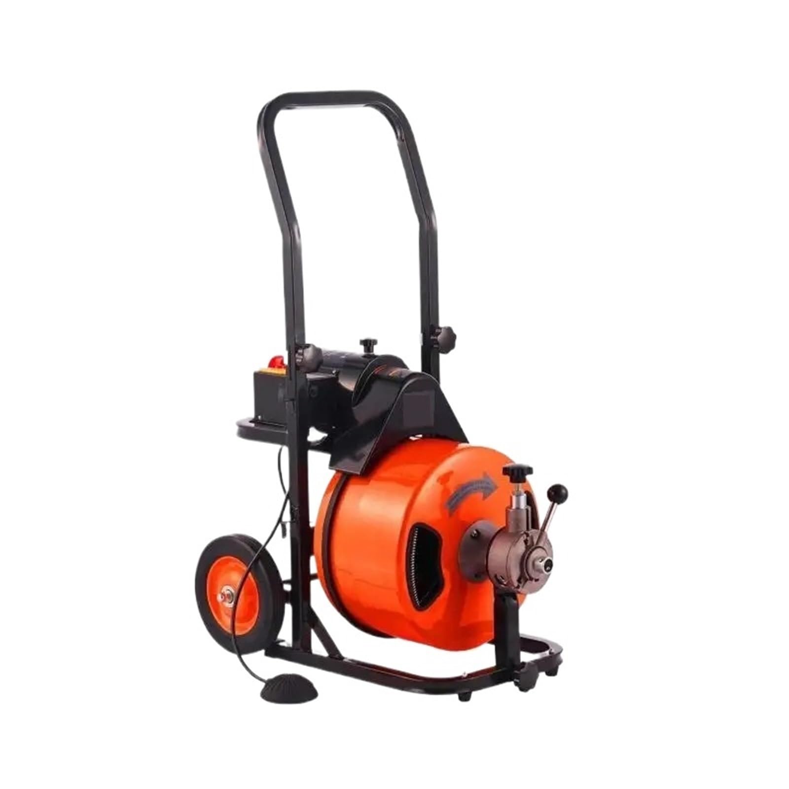 Drain Cleaner 50FT Sewer Snake Drill Auger Pipe Unblocker Cleaning Machine Home Sinks Toilet Plunger Dredging Equipment(50FT Cable)