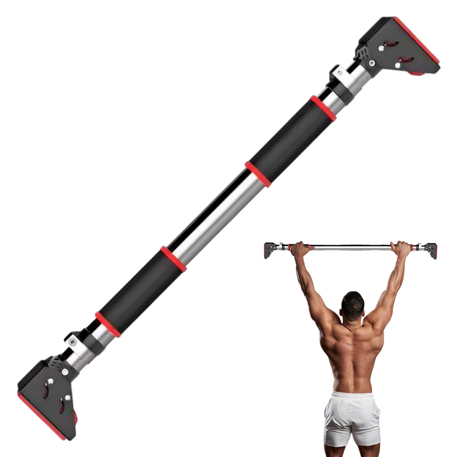 Amazon | [MRG] 懸垂バー 突っ張り 耐荷重200kg ドア用 チンニングバー