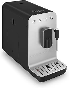 Smeg 50's Style BCC12BLMUK Espresso Coffee Machine - Matt Black