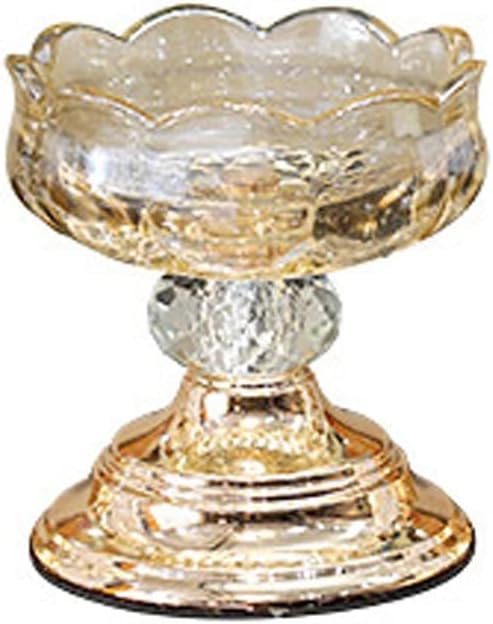 Glass Crystal Candlestick Place a Nordic Home Romantic candlelit Dinner Props Table European Incense Smoked Candle