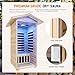Albott Outdoor Sauna 1 Person, Infrared Saunas for Home, Low EMF 110V Spruce Wood Dry Sauna with Tourmaline Stone Foot Warmer, 7-Color Light Therapy & 2 Bluetooth Speakers, 33.5