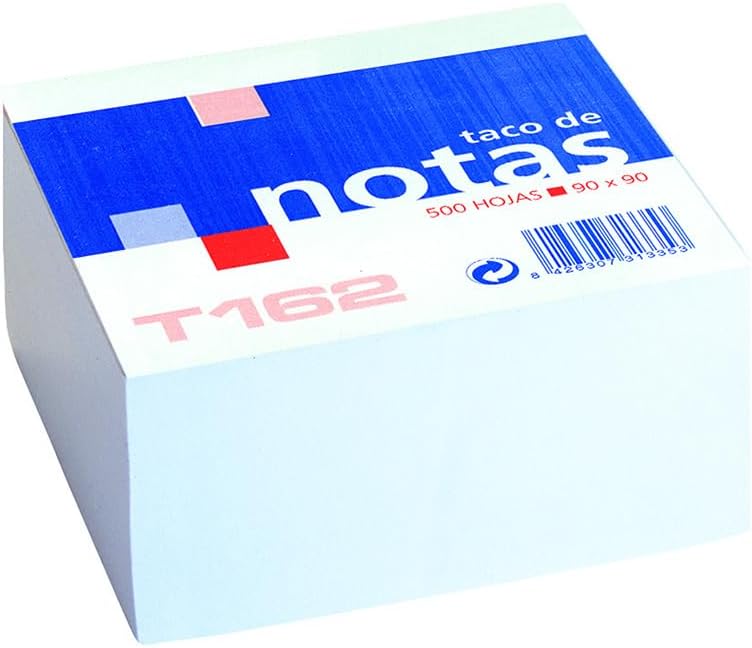 Plus Office Pad Brand Model TACO Notes Makro White 90 x 90 mm 500H