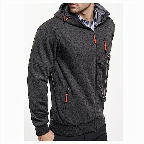 Jacket Hoodie Men's Hooded Fishing Shirts Long Sleeve Baggy Cotton Tops with Hood Print Graphic Athletic Stretch Pullover Mens Sweatshirt Hoodie