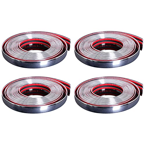 Protecteur accident collision voiture chrome 20mm pour éviter les rayures de portière