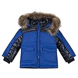  3 Pommes Doudoune BI CO Impermeable, Azul (Bleu ROI), 3-6 Meses (Tallas De Fabricante: 3/6M) para Bebés