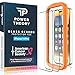 Power Theory compatible with iPhone 15 Pro Screen Protector Tempered Glass, [Benefits American Cancer Society], 9H Hardness, Easy Install Kit, 99% HD Bubble Free Clear, Case Friendly, 2 Pack