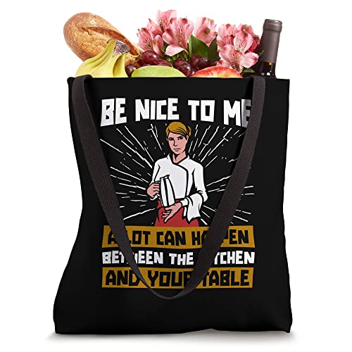 Bolso tipo tote Be Nice To Me para camarero o camarera de restaurante miniatura 4