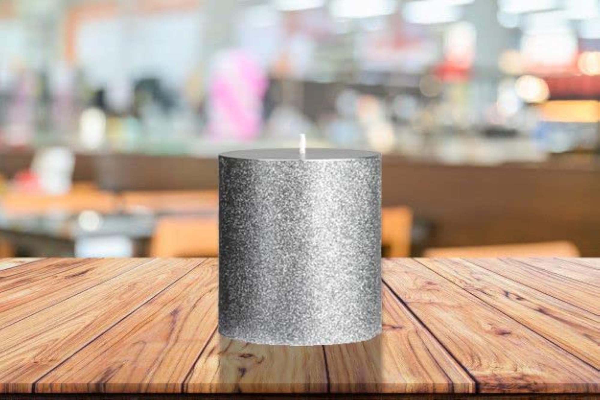 Paraffin Wax Smokeless Silver Votive Candle
