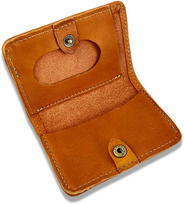 tachiya(タチヤ) Washed Leather Pass Case Dark Brown