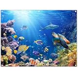 Swepuck 8x6ft Under The Sea Photography Backdrop Ocean Background