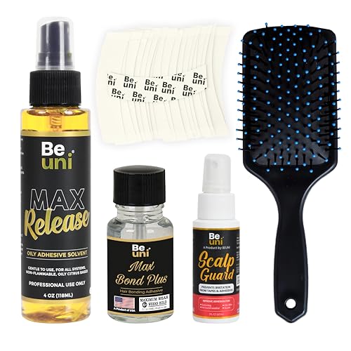 Image of Hair Patch For Men Complete Kit With Hair Patch Glue Tape Remover Scalp Protector And Brush One Stop Hair Patch Accessories Solution For Secure Hold And Easy Maintenance