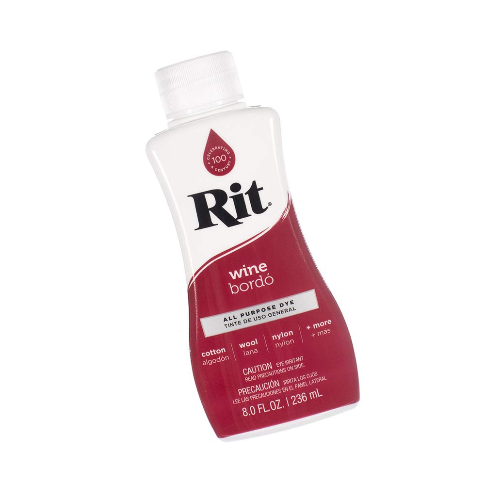 Craft County Rit Liquid Dye Wide Selection of Colors 8 Oz. (Wine) - Image 2