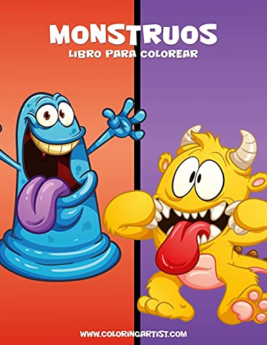 Monstruos libro para colorear 1 (Spanish Edition)
