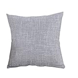 Rover Solid Square Cotton Linen Throw Pillow Cases Sofa Cushion Covers Home decor 22