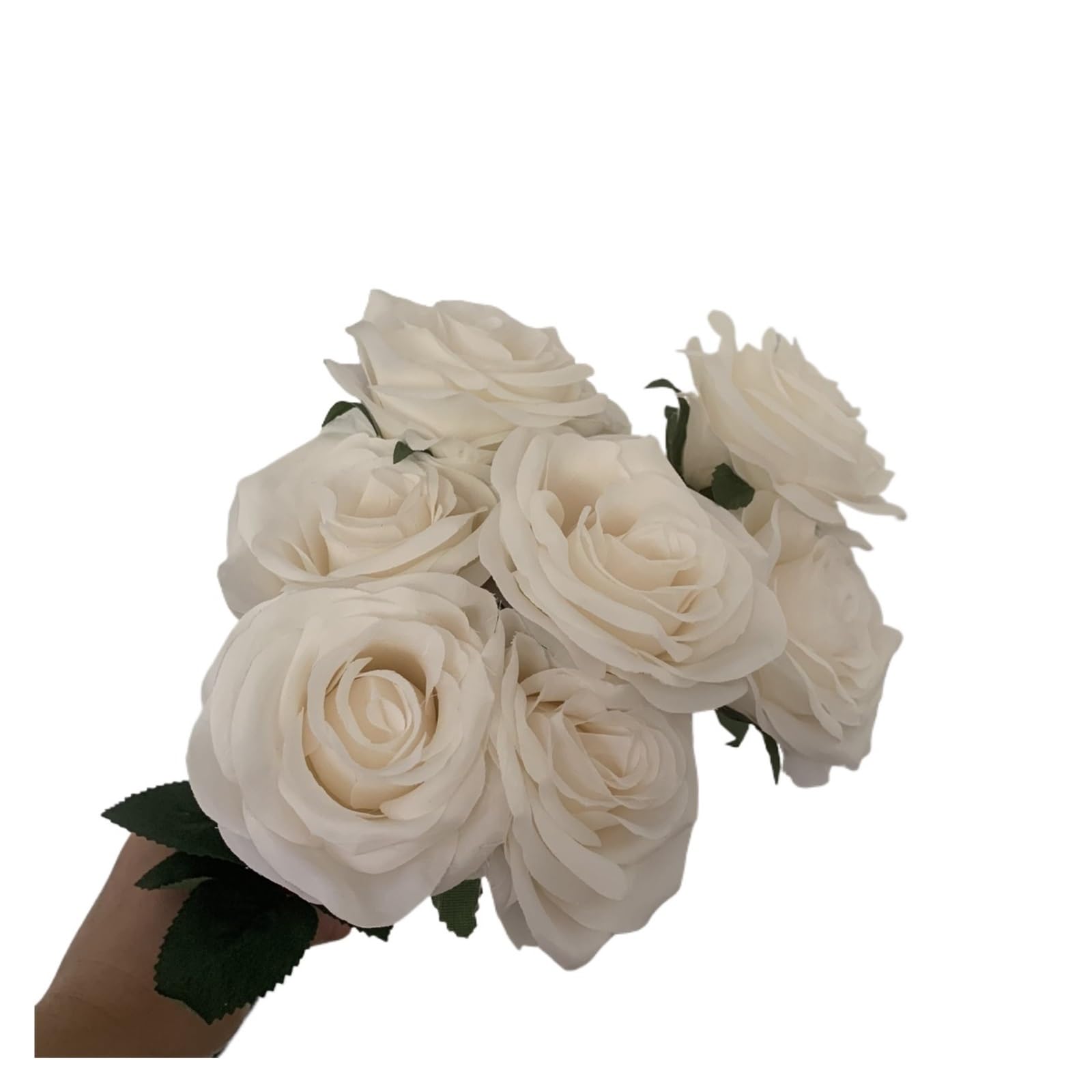 Casetlong 1PC Bouquet Artificial Flower Beige Fake Living Room Decoration Wedding(Beige)
