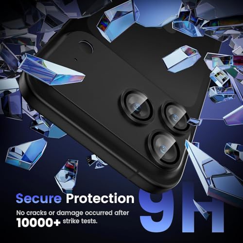 Image of Camera Lens Protector Tempered Glass for iPhone 17 Pro Max - Alloy Metal Cover with Tempered Glass - Scratch Resistant, Easy Installation