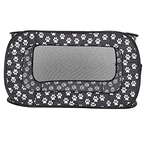 Niche portable pour transport de petits chiens et cage de voyage rectangulaire pliable