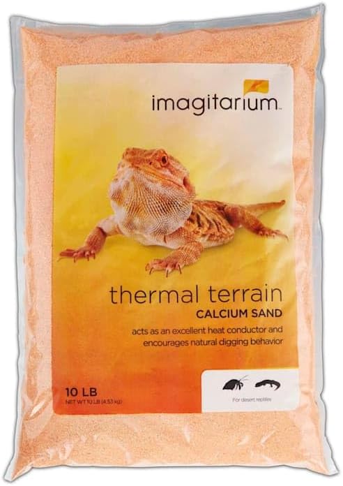 imagitarium Orange Calcium Reptile Sand, 10lbs