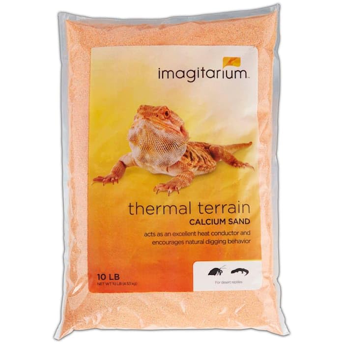 imagitarium Orange Calcium Reptile Sand 10lbs