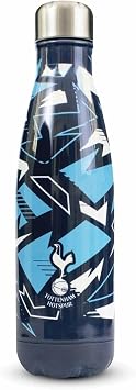 Tottenham Hotspur 500ml Stainless Steel Vaccum Flask Thermal Bottle - Navy | Officially Licensed