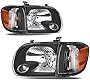 JSBOYAT Headlight Assembly Replacement for 05-06 Toyota Tundra Double / Crew Cab 05-07 Sequoia Pickup Driver and Passenger Side
