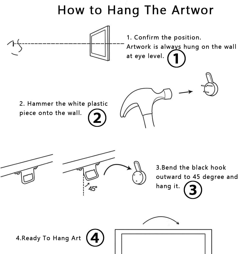 WLWBINTING Canvas Wall Art For Bedroom Large Wall Decor For Living Room Textured Flowers Paintings White Peonies Pictures Canvas Print Artwork Modern Office Home Room Decoration Mural 20" X 40" - Image 8