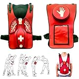 Gilet da allenamento anti-soffocamento per dimostrazioni di CPR e primo soccorso, modello indossabile per allenamento ostruzione con tecnica di soffocamento della schiena