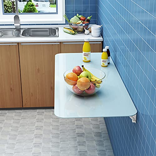 Table de cuisine murale pliante anti-rayures pour libérer l'espace au sol - 6