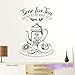 Produktbild yaoxingfu Kaffee Aufkleber Handgemalte Pudding Aufkleber Cafe Bäckerei Poster Vinyl Kunst Wandtattoos Pegatina Decor Wandbild Kaffee Sti Karte Farbe 58x85 cm