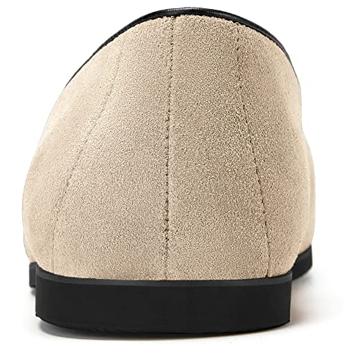 Journey West Men's Tassel Slip-on Loafer Belgian Suede Loafers Casual Leather Shoes for Men4