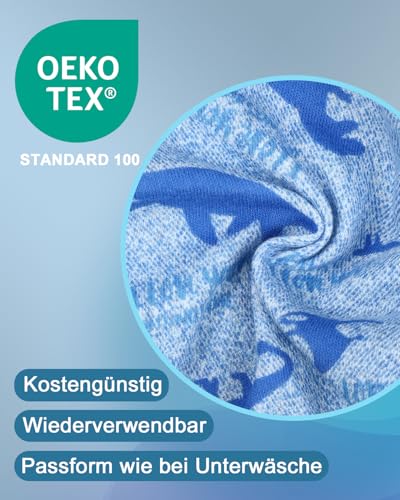 FLYISH DIRECT Töpfchen Trainingshose, Packung mit 10 Töpfchentraining Unterwäsche, 2-9 Jahre Töpfchen-Trainingshosen für Kinder Jungen und Mädchen, 100/3T