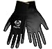 Global Glove PUG17 Black Polyurethane Coated Nylon Gloves, 6 Dozen Large