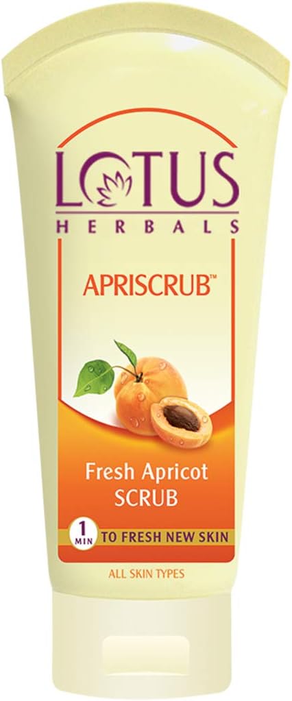 Lotus Herbals Apriscrub Fresh Apricot Scrub, 60g