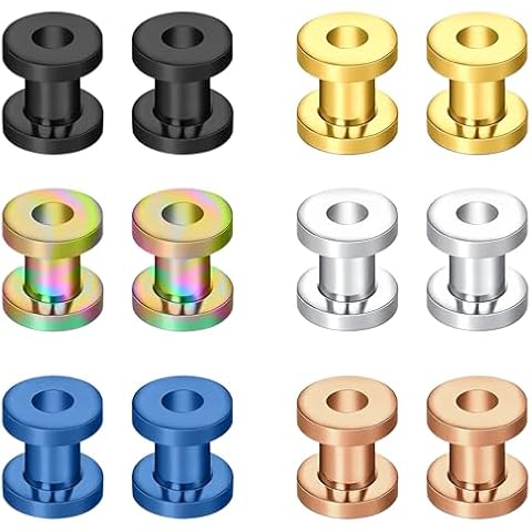 ZeSen Jewelry Stainless Steel Ear Plugs Cover