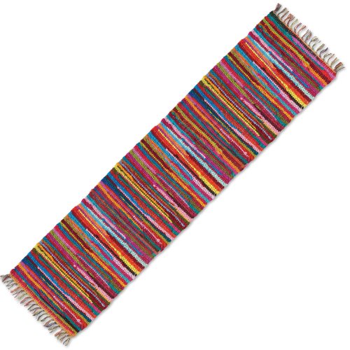 Extra Weave USA Mardi Gras 13-Inch by 78-Inch Table Runner