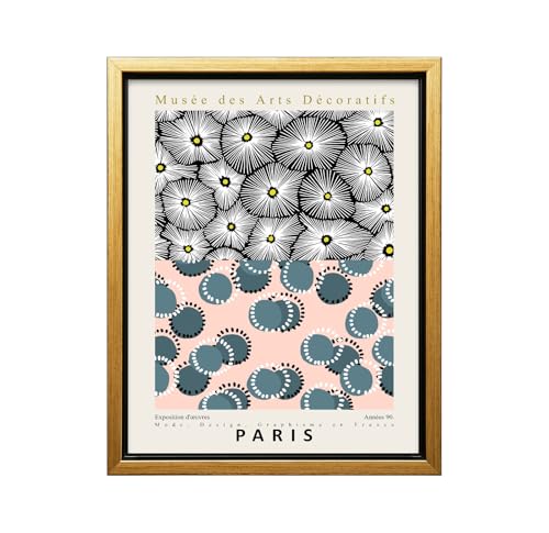 Monem Art Paris Modern Pattern Print - Abstract Geometric Floral