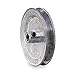 V-Belt Pulley, 5/8"Fixed, 3.5"Od, Zamak3