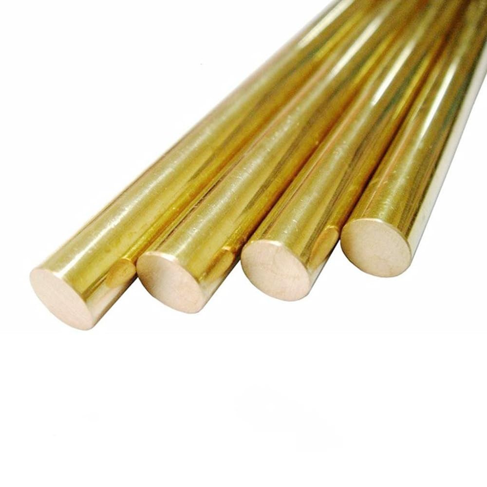 1 Barra di Ottone, Lunghezza 200 Mm. Adatta for Alberi di Supporto Corti, Diametro 15 Mm/18 Mm/20 Mm/25 Mm/30 Mm E Funzione di Saldatura.(Diameter20mm)