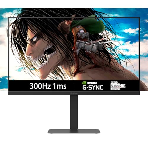 Image of LG 27 inch 300Hz High Refresh Rate Gaming Monitor | NVIDIA G-Sync Compatible& AMD FreeSync Premium | QHD - 1ms - USB-C (PD 15W) - HDMI 2.1| Tilt /Height /Swivel /Pivot Stand |Black (27inch QHD)