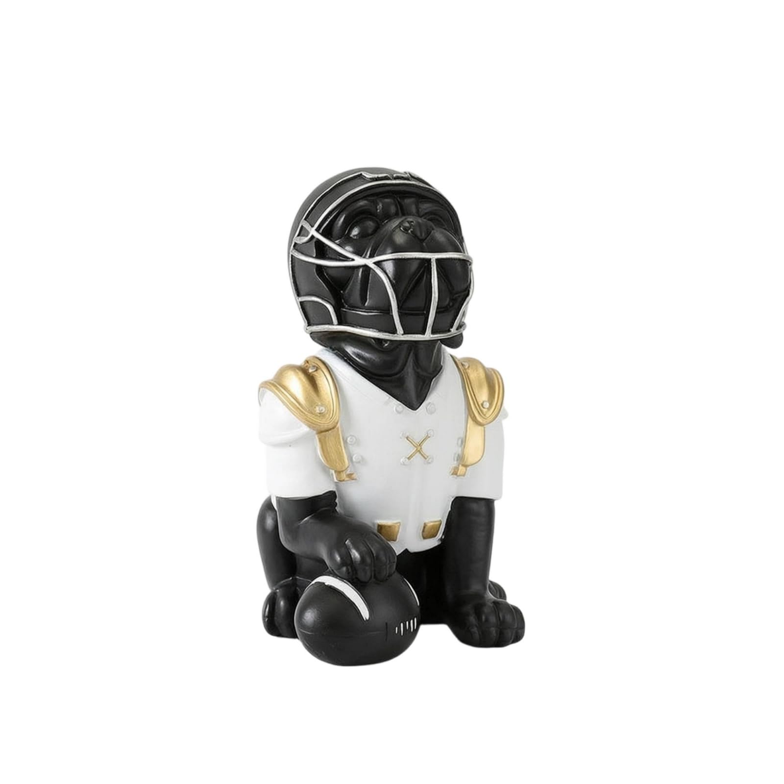 Fútbol Americano Coleccionable Figura con Casco Tallada Figurita para Recibidor
