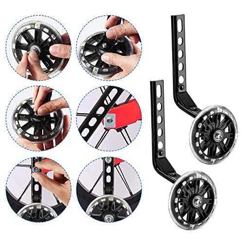 Kids Bike Stabilisers for Childs Bicycle Training Wheels - Image 4