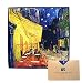 EXTRA LARGE [2 Pack] Classic Art (Vincent Van Gogh "Café Terrace at Night") - ULTRA PREMIUM QUALITY Clean & Clear Microfiber Cleaning Cloths (Best for Camera Lens, Glasses, Screens, and all Lens.)